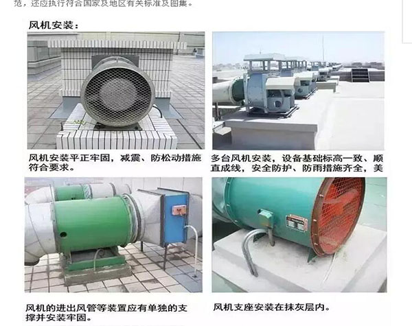 暖通设备安装精品项目实体图